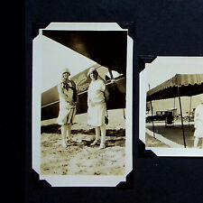 Curtis Robin Airplane Photographs 1920s Flapper Girls Roaring 20s Original Pics picture