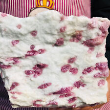 9.24LB Natural pink tourmaline quartz mineral specimen rough ore Healing decor picture