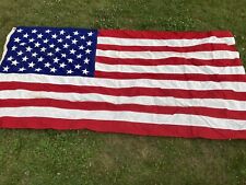 VTG Cotton Hand Sewn 50 Star American Flag By Valley Forge Flag Co. 5'x9 1/2' b3 picture