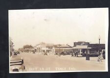 REAL PHOTO TRACY CALIFORNIA DOWNTOWN STRET SCENE STORES POSTCARD COPY picture