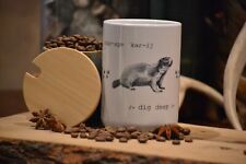 Yellow-bellied marmot (Marmota flaviventris) 15oz mug - Unique and Whimsical picture