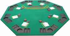 Folding Poker Table Top – 48-Inch Solid Wood Topper ,New free freight picture