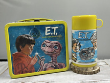Vintage 1982 E.T. The Extra Terrestrial Metal Lunchbox w/Thermostat: Very Clean picture