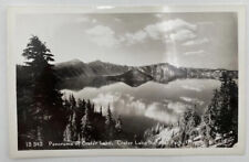 Postcard OR Panorama Of Crater Lake Crater Lake Natl Park Oregon Sawyer RPPC picture