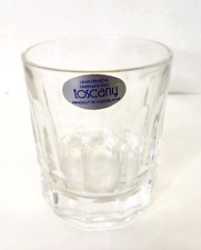 4 Toscany Collection Hand Cut Lead Crystal Old Fashioned Glasses picture
