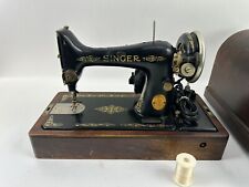 Vintage Singer Sewing Machine With Carry Case picture