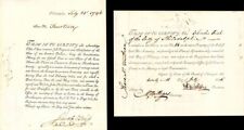 John Nicholson, Jacob Weiss and Michael Hillegas signed Early Share Certificate  picture