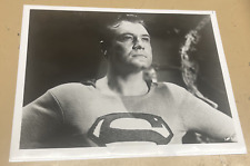 George Reeves 1950's Superman 8 x10 Black & White Press Photo picture