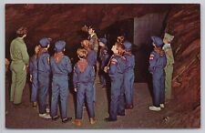 Scout Troup Harpers Ferry Caverns West Virginia Boy Scouts Vintage Postcard picture