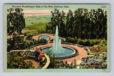 Oakland CA- California, Woodminster, High In The Hills, Vintage c1951 Postcard picture