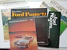 1972 Ford Car Catalogs Vintage Automobilia Magazines Station Wagons and Other picture