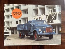 VINTAGE VOLVO L 485 TRUCK BROCHURE YEAR 1962 SPANISH TEXT PRINTED IN SWEDEN picture