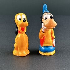 2 Vtg 1970s Disney Pencil Toppers Goofy & Pluto picture