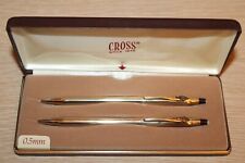 CROSS 10K Gold Filled Classic Century Ballpoint Pen Pencil SET Vintage READ picture