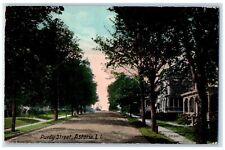 c1918 Scenic Purdy Street Astoria Long Island New York Vintage Antique Postcard picture