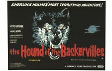 Christopher Lee Sherlock Holmes Hound Of The Baskervilles Movie Poster Postcard picture