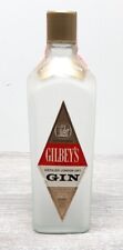 Vintage Gilbeys Gin 750ml Bottle 1970s Empty Collectors Barware  picture