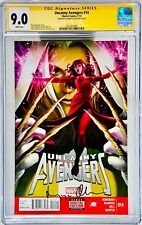 Elizabeth Olsen Signed CGC Signature Series Graded 9.0 Uncanny Avengers #14 picture