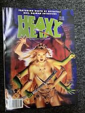 HEAVY METAL MAGAZINE May 1998 Kevin Eastman, Neil Gaiman, Broeck Steadman Cover picture