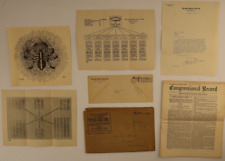 US Senate Documents and Wall Street Charts - 1932-38 - Lot of 7 picture