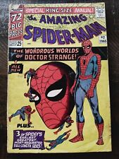 Amazing Spider-Man Annual #2 1st Meeting Dr Strange, Xandu, Wand Of Watoomb 1965 picture
