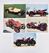 Vintage Postcard Lot of Antique Cars Stanley Steamer, Bearcat, Locomobile, White picture