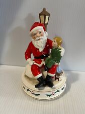 Schmid Musical Santa Claus Ceramic 