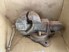 Buffalo Vise 5” Machinist With Locking Swivel Base Good Used Needs Love Cleaning picture