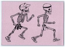 c1990's Jogger Skeleton From Day Of The Dead Boulder Colorado CO Postcard picture