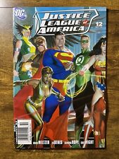 JUSTICE LEAGUE OF AMERICA 12 EXTREMELY RARE NEWSSTAND VARIANT DC COMICS 2007 picture