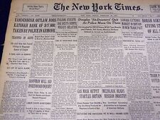 1937 FEBRUARY 26 NEW YORK TIMES - VANDENBUSH ROBS KATONAH BANK - NT 3445 picture