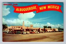Albuquerque NM-New Mexico, Albuquerque Municipal Airport Vintage Postcard picture