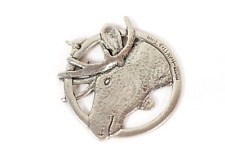 Havstad Tinn Pewter Moose Head Pewter Medallion Ornament 2
