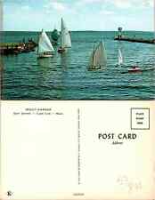 Vintage Postcard - Sesuit Harbor Antique Boats Cape Cod Massachusetts Cape Cod picture