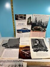 Vintage National Geographical Lincoln Automobile five Advertisement ads. picture