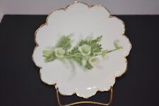 Antique RC Rosenthal China Plate Malmaison Floral Scalloped Edge Plate Gold picture
