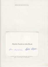 Prince Alois of Liechtenstein Original Autograph, Royalty (L6333) picture
