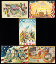 US Postcards 5 Early Patriotic Cards picture