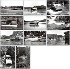RPPC LOT OF 11 WISCONSIN DELLS POSTCARDS DUCK BOATS CAPT ED MITCHELL SCENIC TOUR picture