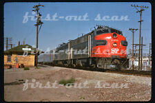 R DUPLICATE SLIDE - Southern Pacific SP 6455 Passenger Action Avon CA Depot picture