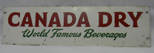Vintage Canada Dry World Famous Beverages Tin Painted C887-3 picture