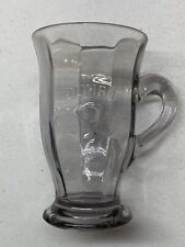 Very Rare SCA Jumbo Peanut Butter Footed Glass W/Handle picture