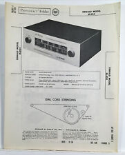 Vintage Photofact Folder. Year 1958 Dewald FM Tuner. Model M-804. J5 picture
