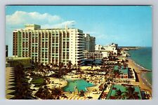 Bal Harbor FL- Florida, Americana Hotel, Advertisement, Vintage c1968 Postcard picture