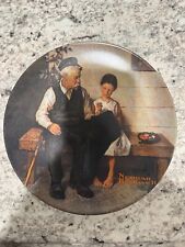 1854 Knowels Set of 7 Norman Rockwell Plates picture