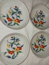 Vintage Hand Painted Chinese Floral Porcelain Bowls. Rare Find. See Description  picture