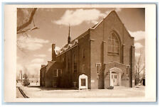 WA Keeney Kansas KS Postcard First Presbyterian c1950's Unposted RPPC Photo picture