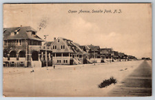 c1910s Ocean Avenue Seaside Park New Jersey Antique Postcard picture