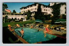 Carmel by the Sea CA-California, La Playa Hotel Heated Pool Vintage Postcard picture