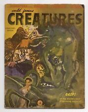 World Famous Creatures #1 GD+ 2.5 1958 Magsyn picture